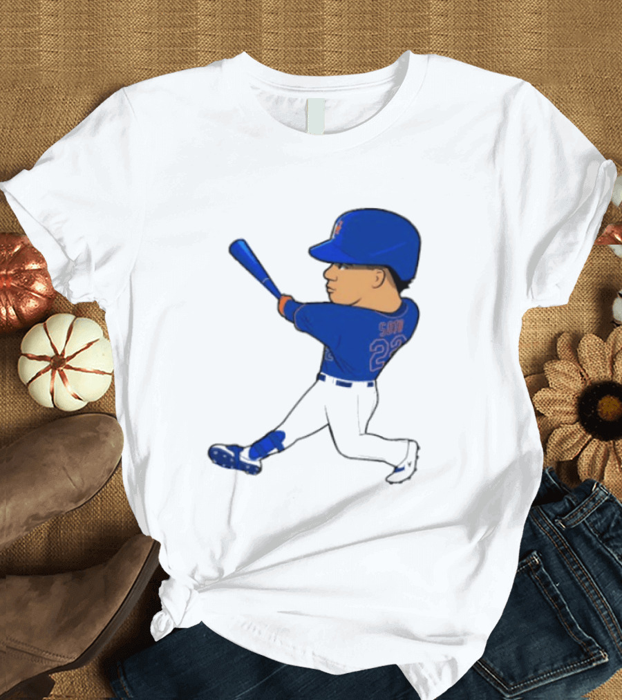 Juan Soto 22 Mets Baseball Swing LGM T-Shirt