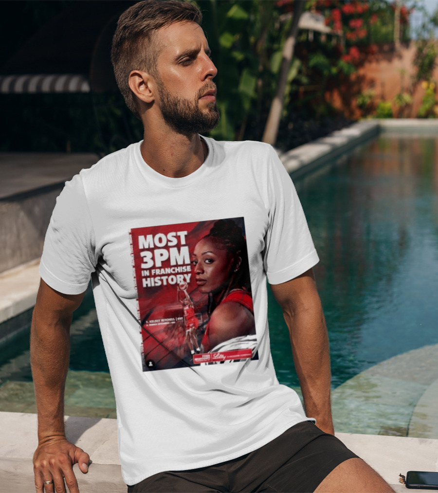 Kelsey Mitchell Most 3PM In Franchise History Indiana Fever T-Shirt