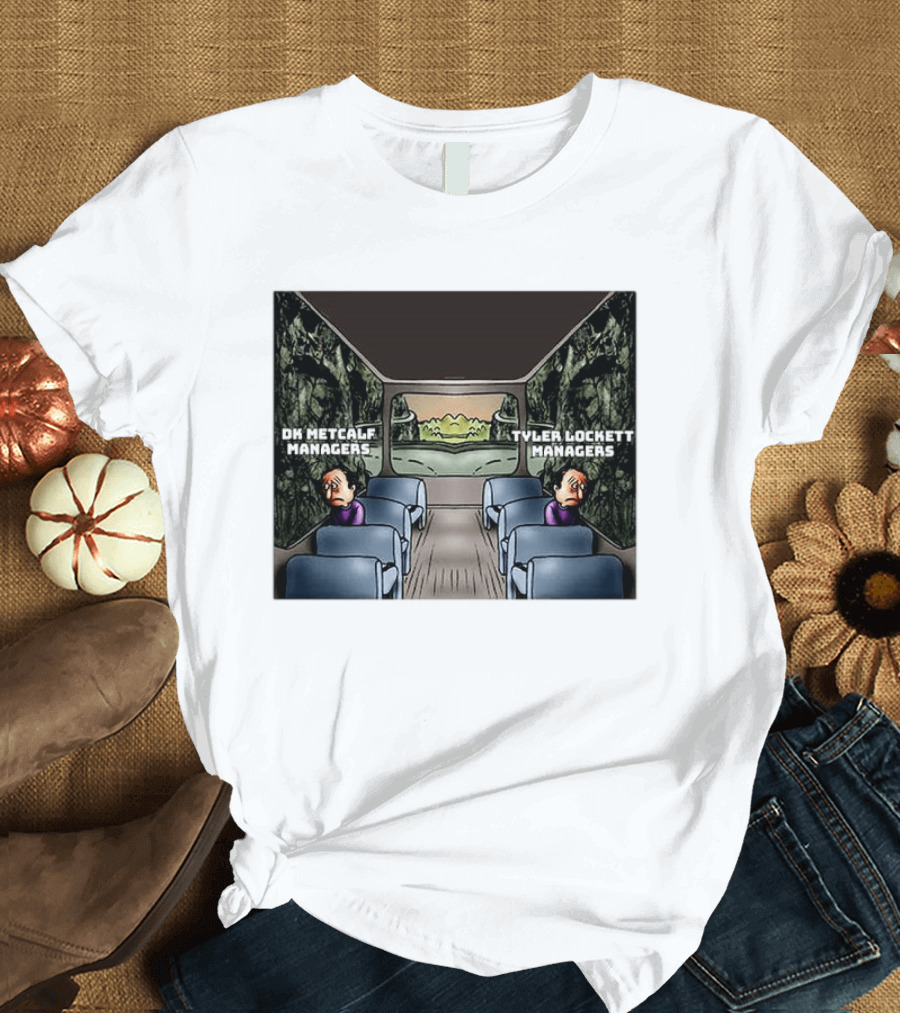 DK Metcalf Managers Tyler Lockett Managers Sad Meme Seattle Seahawks T-Shirt