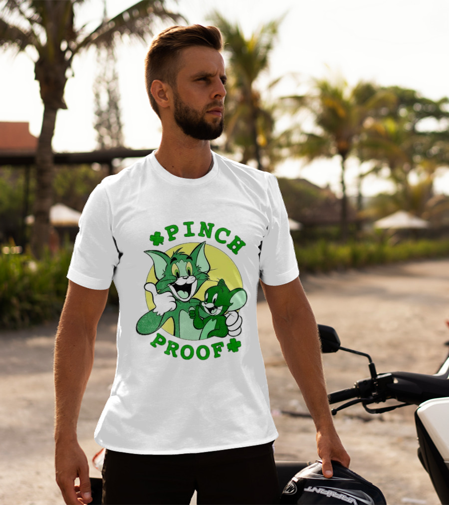 Tom And Jerry Pinch Proof St. Patrick's Day Celebration T-Shirt
