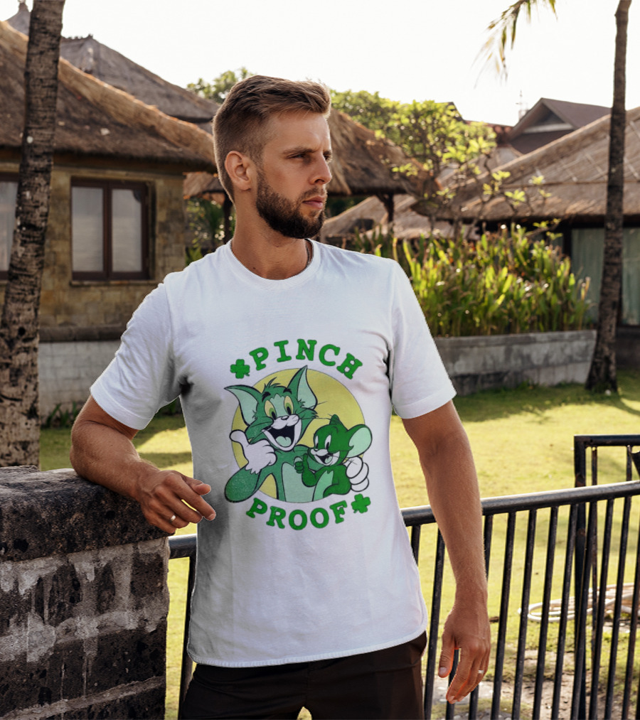 Tom And Jerry Pinch Proof St. Patrick's Day Celebration T-Shirt