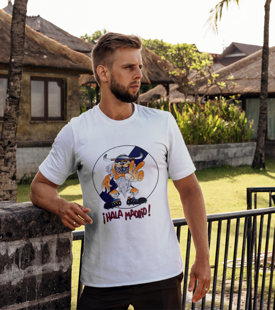 Viking Hala Madrid Real Madrid Club De Futbol Fan T-Shirt