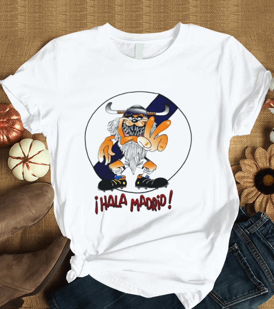 Viking Hala Madrid Real Madrid Club De Futbol Fan T-Shirt
