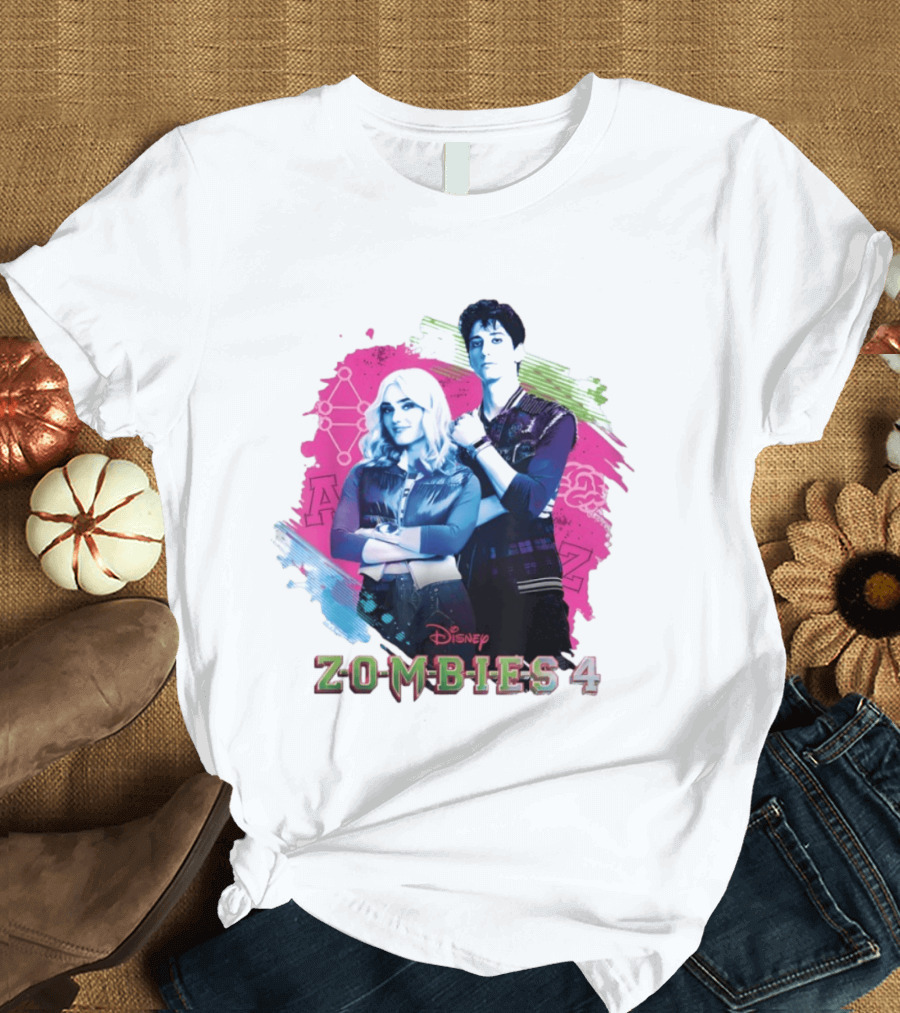 Zed And Addison Disney Zombies 4 Dawn Of The Vampires Movie T-Shirt