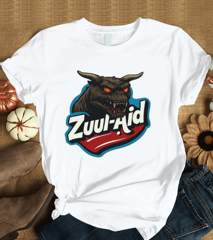 Zuul Aid Ghostbusters Demon Red Eyes Monster T-Shirt