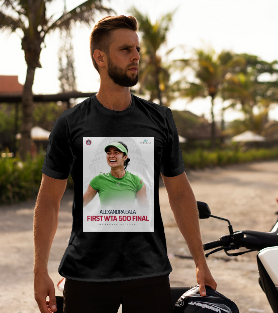 Alexandra Eala First WTA 500 Final Mubadala DC Open Capitol Building T-Shirt