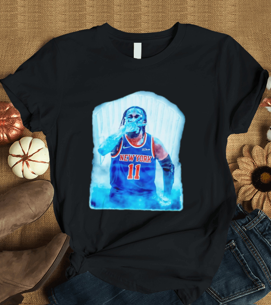 Jalen Brunson New York Knicks Number 11 NBA Basketball Player T-Shirt
