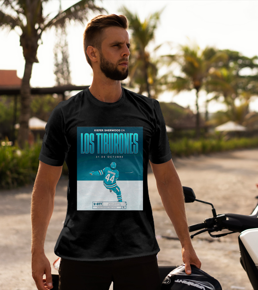 Kiefer Sherwood En Los Tiburones 31 De Octubre V OTT Nueva Calaverita De Azúcar Incluida T-Shirt