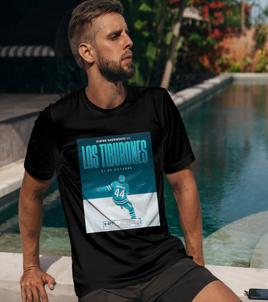 Kiefer Sherwood En Los Tiburones 31 De Octubre V OTT Nueva Calaverita De Azúcar Incluida T-Shirt