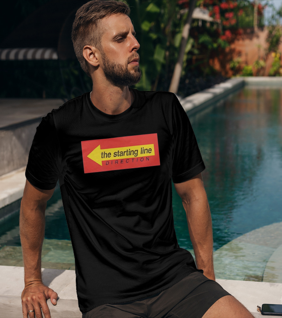 The Starting Line Direction Pop Punk Band Yellow Arrow T-Shirt