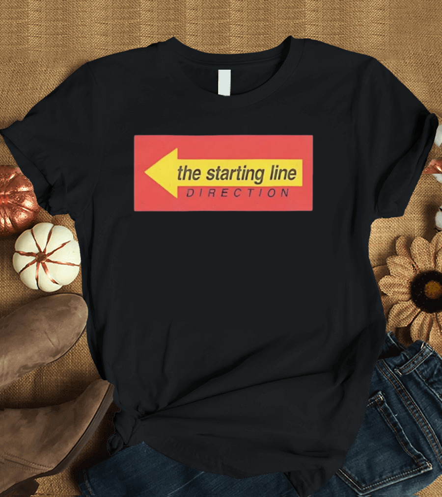The Starting Line Direction Pop Punk Band Yellow Arrow T-Shirt