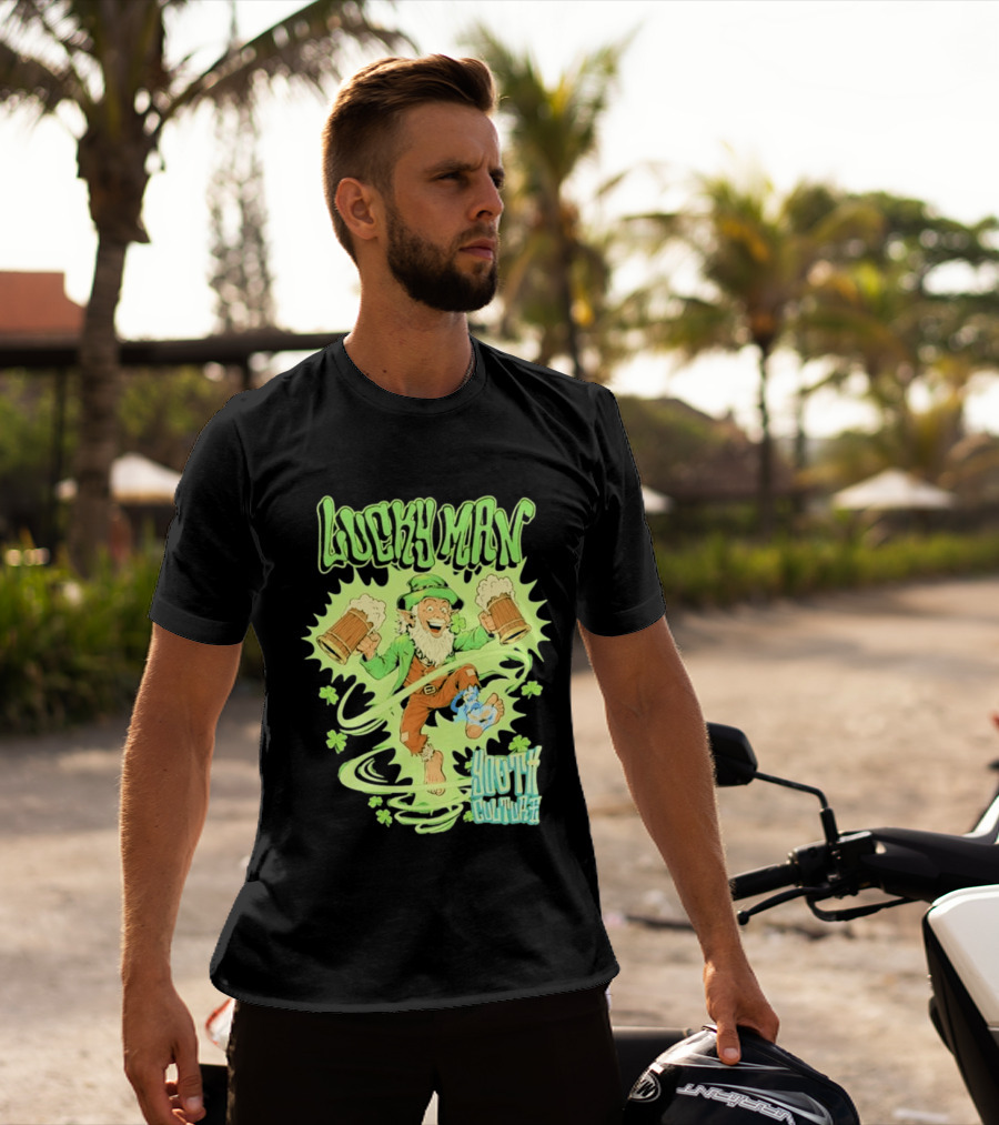 Lucky Man Leprechaun Youth Culture More Than Movement St Patricks Day T-Shirt