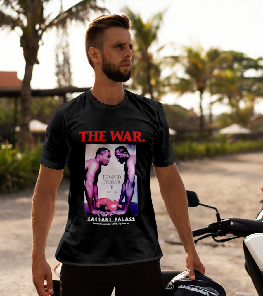 The War Sugar Ray Leonard Vs Thomas Hearns II June 12 1989 Caesars Palace Boxing Showdown T-Shirt