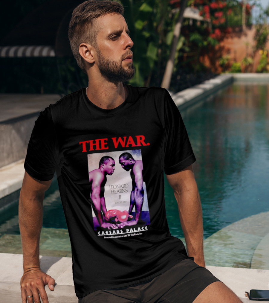 The War Sugar Ray Leonard Vs Thomas Hearns II June 12 1989 Caesars Palace Boxing Showdown T-Shirt