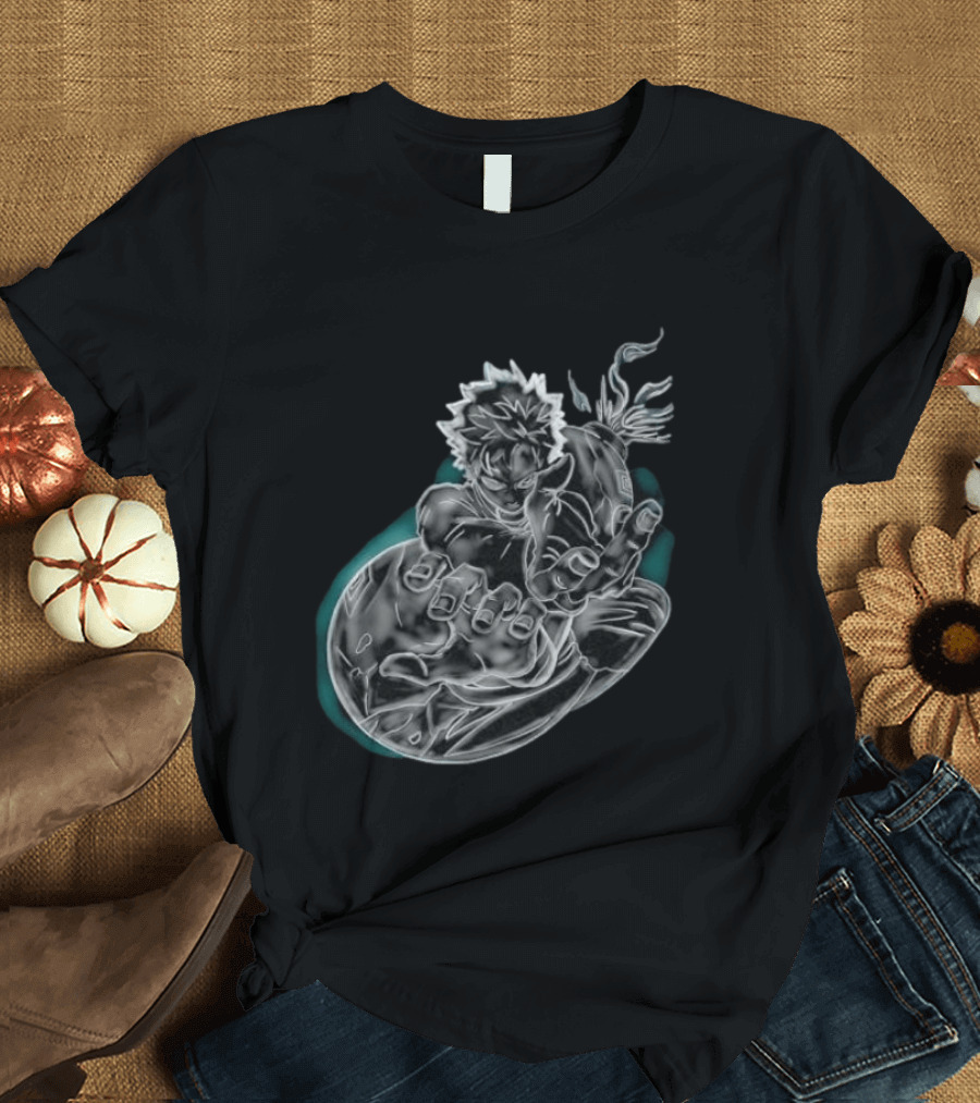 Megumi Fushiguro Ten Shadows Jujutsu Kaisen Dynamic Pose T-Shirt