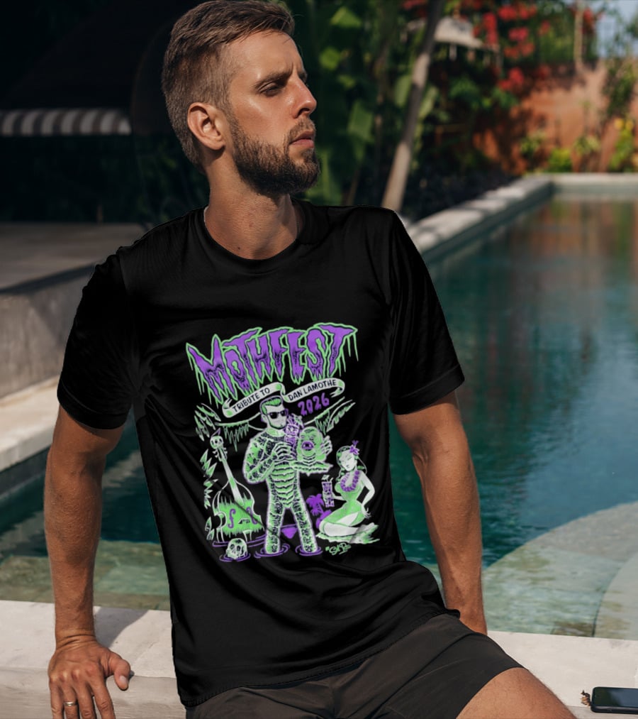 Mothfest Tribute To Dan Lamothe 2026 Creature T-Shirt