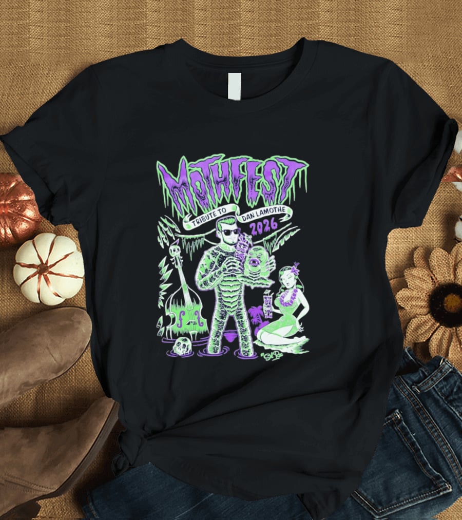 Mothfest Tribute To Dan Lamothe 2026 Creature T-Shirt