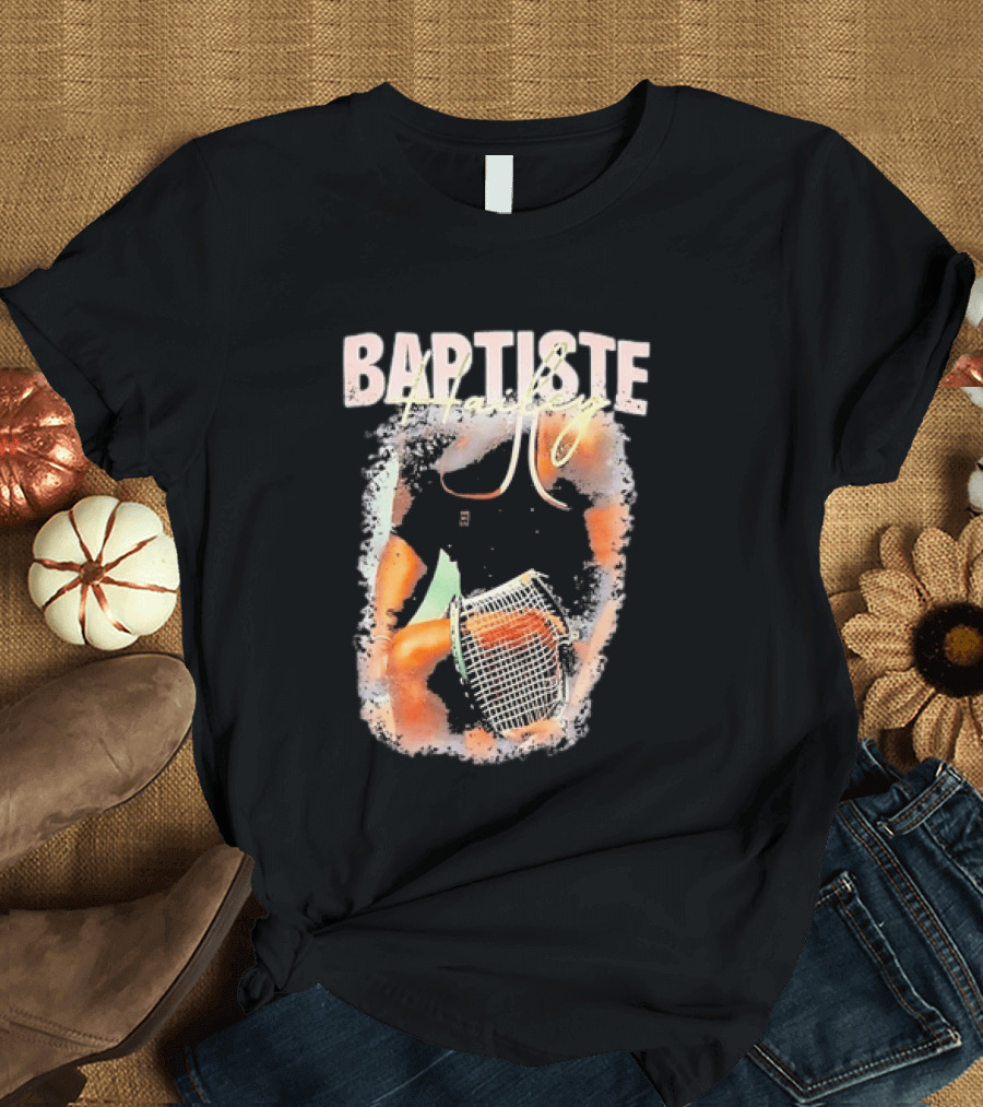 Baptiste Hailey Tennis Player With Racket T-Shirt