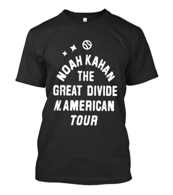 Noah Kahan The Great Divide North American Tour Stars T-Shirt
