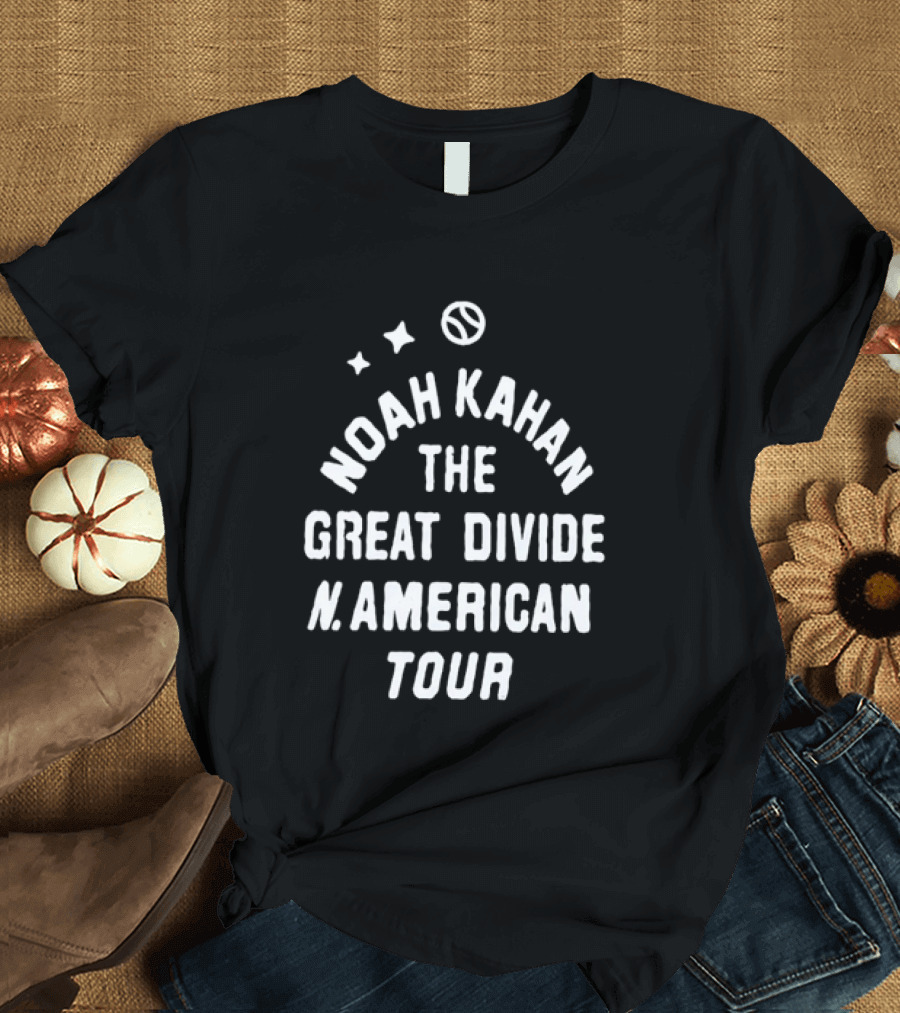 Noah Kahan The Great Divide North American Tour Stars T-Shirt