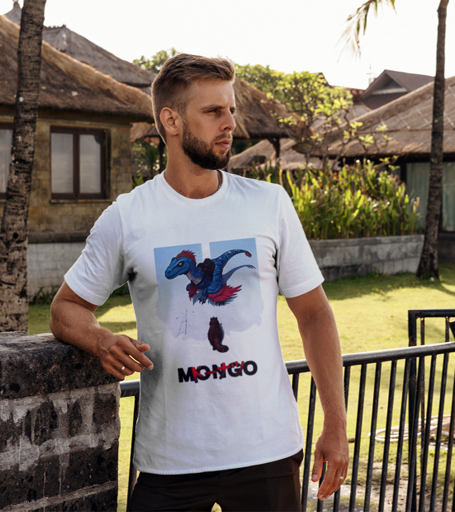 Mongo Raptor Cat Donatsu By U Mashermello Dinosaur T-Shirt