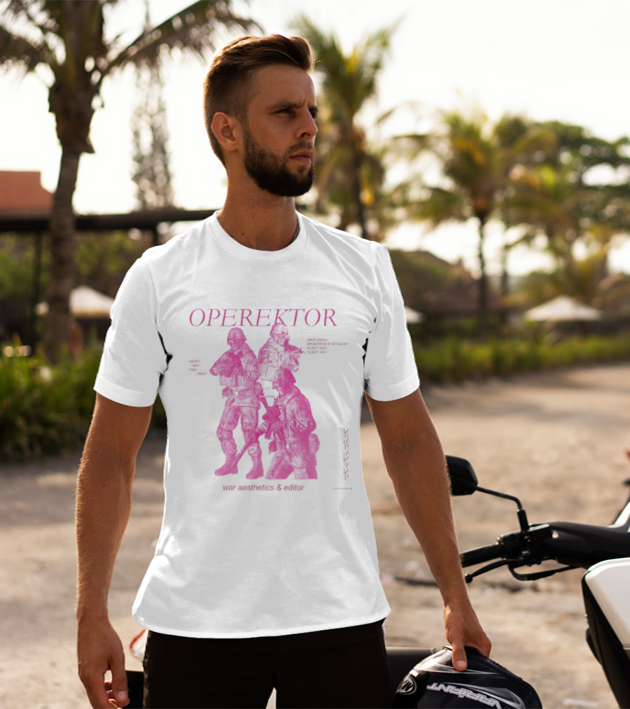 Operektor War Aesthetics Tactical Editor Time Signature Authored Narratives T-Shirt