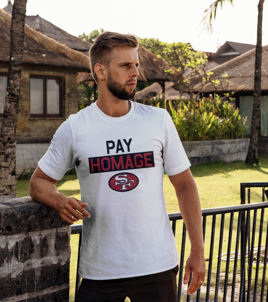 San Francisco 49ers Pay Homage SF Football T-Shirt