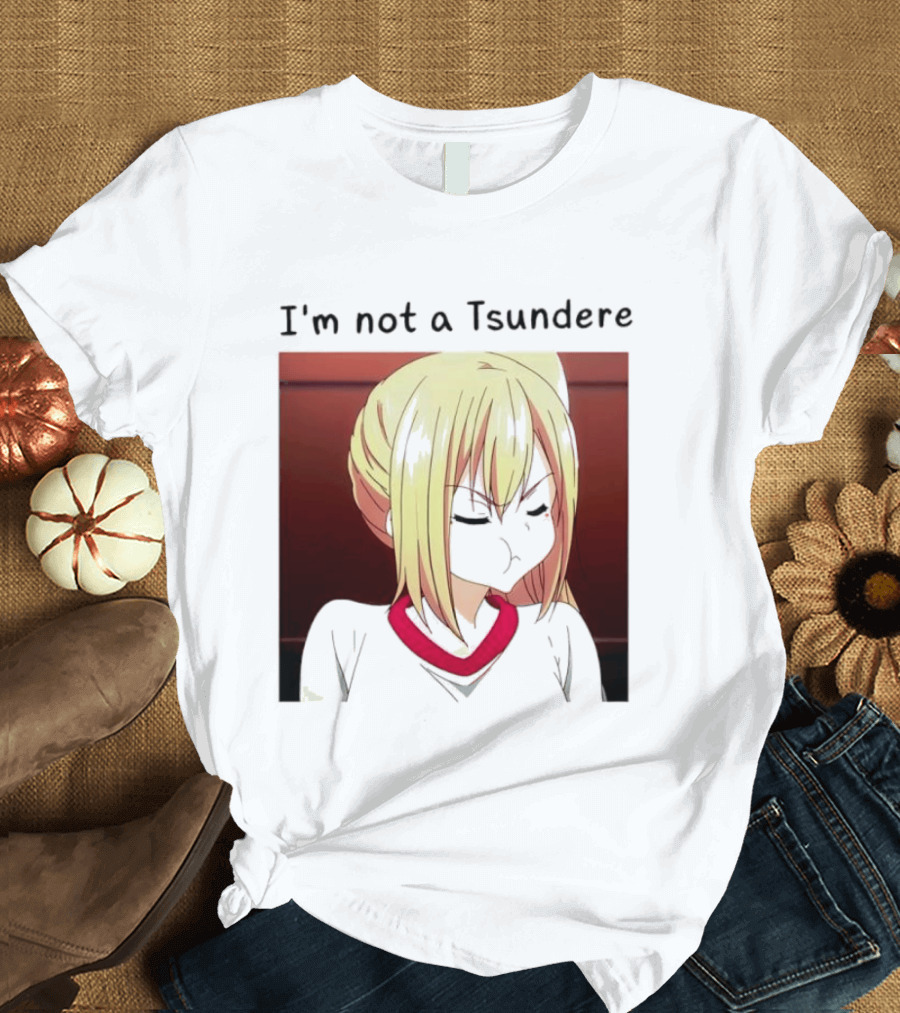 I'm Not A Tsundere Mai Kawakami Anime Character Expression T-Shirt