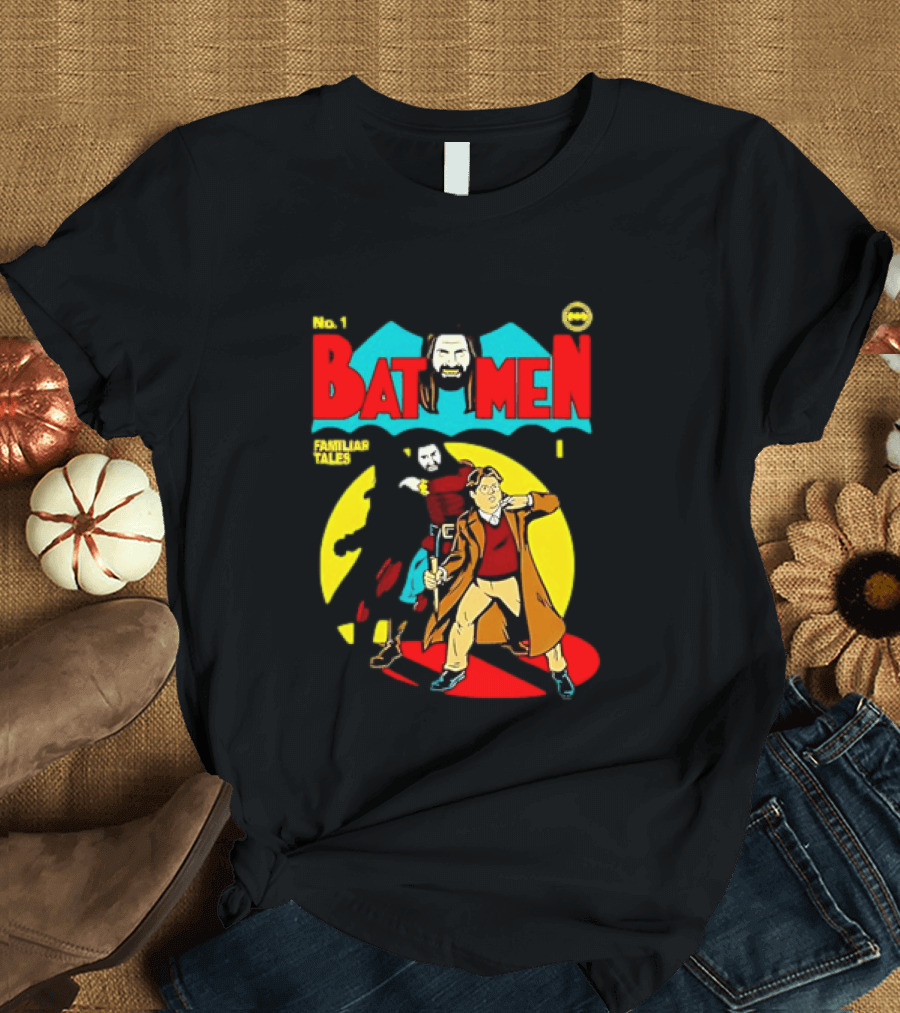 No 1 Bat Men Familiar Tales What We Do In The Shadows T-Shirt