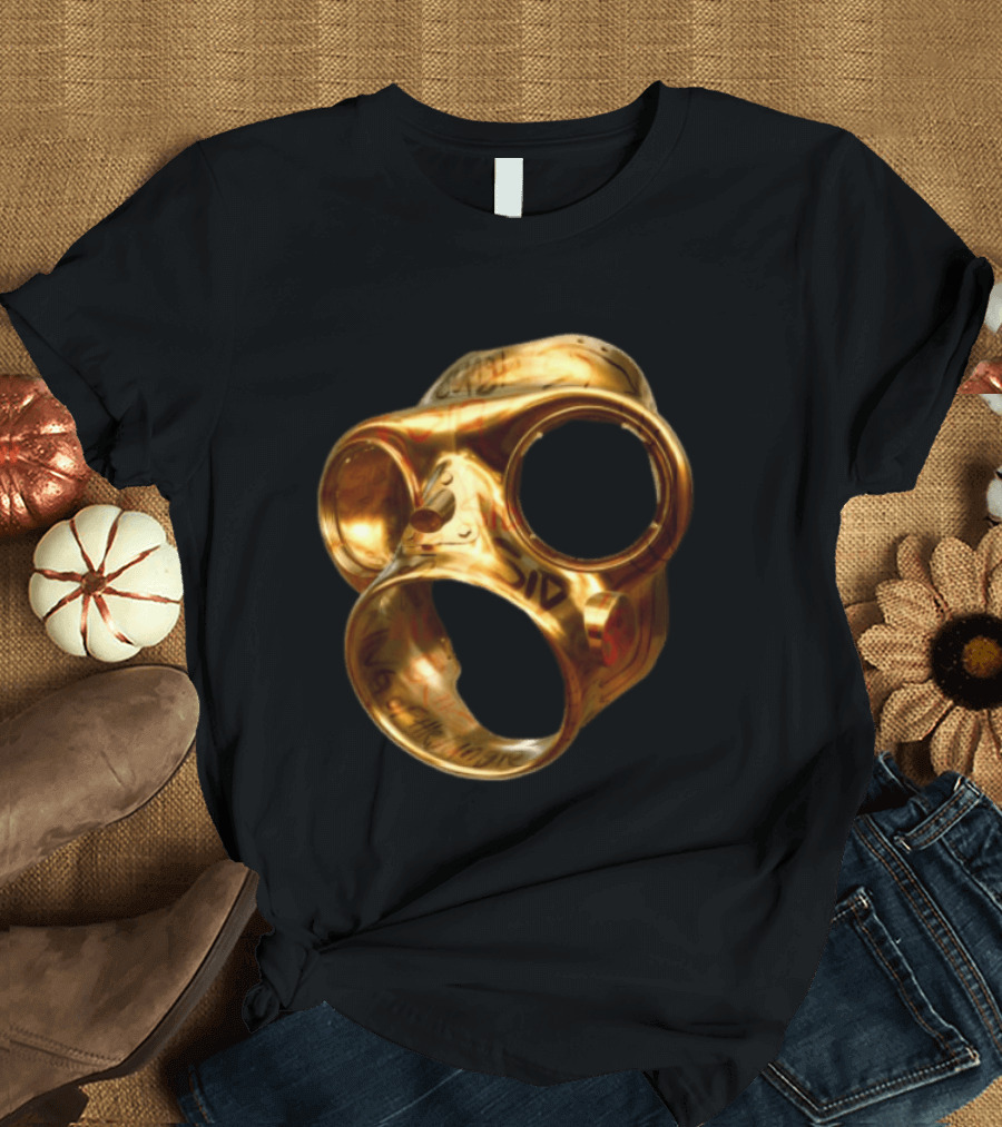 Sid The 3Rd Shop Store Gold Mask Ring T-Shirt