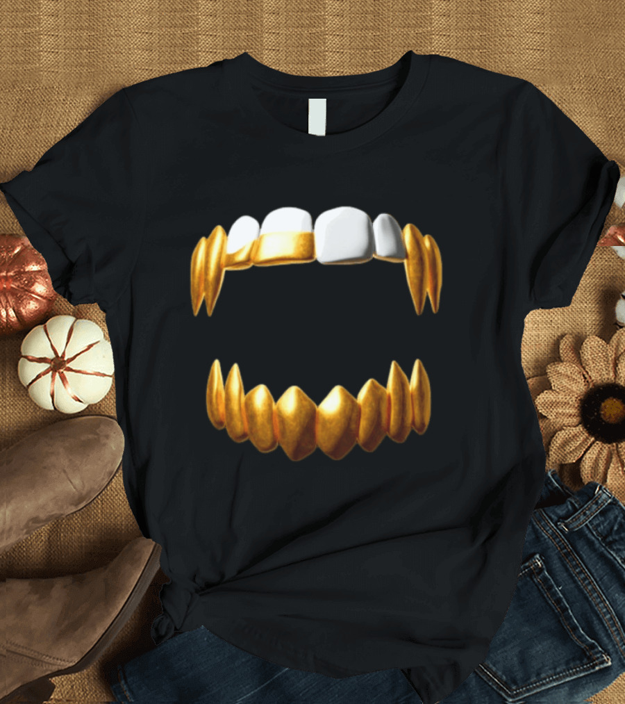 Sid The 3Rd Shop Store Gold Teeth Grillz T-Shirt
