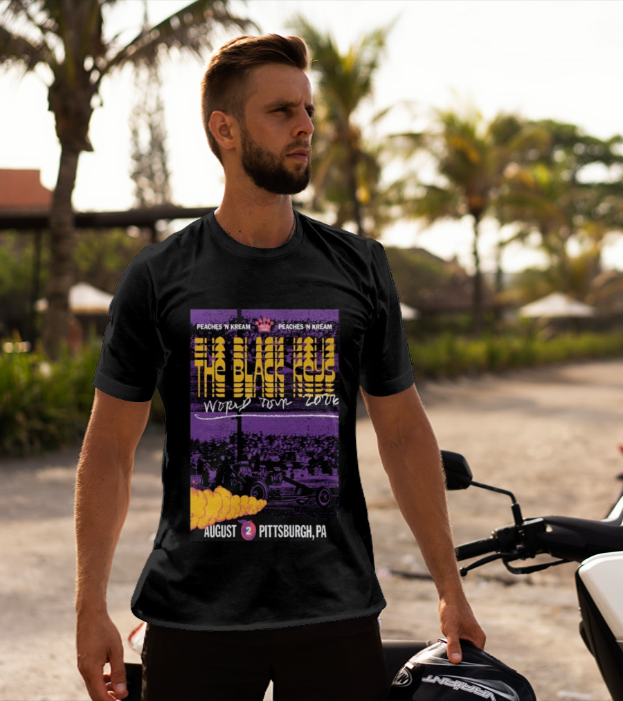 The Black Keys World Tour 2026 Peaches 'N Kream August Pittsburgh PA T-Shirt