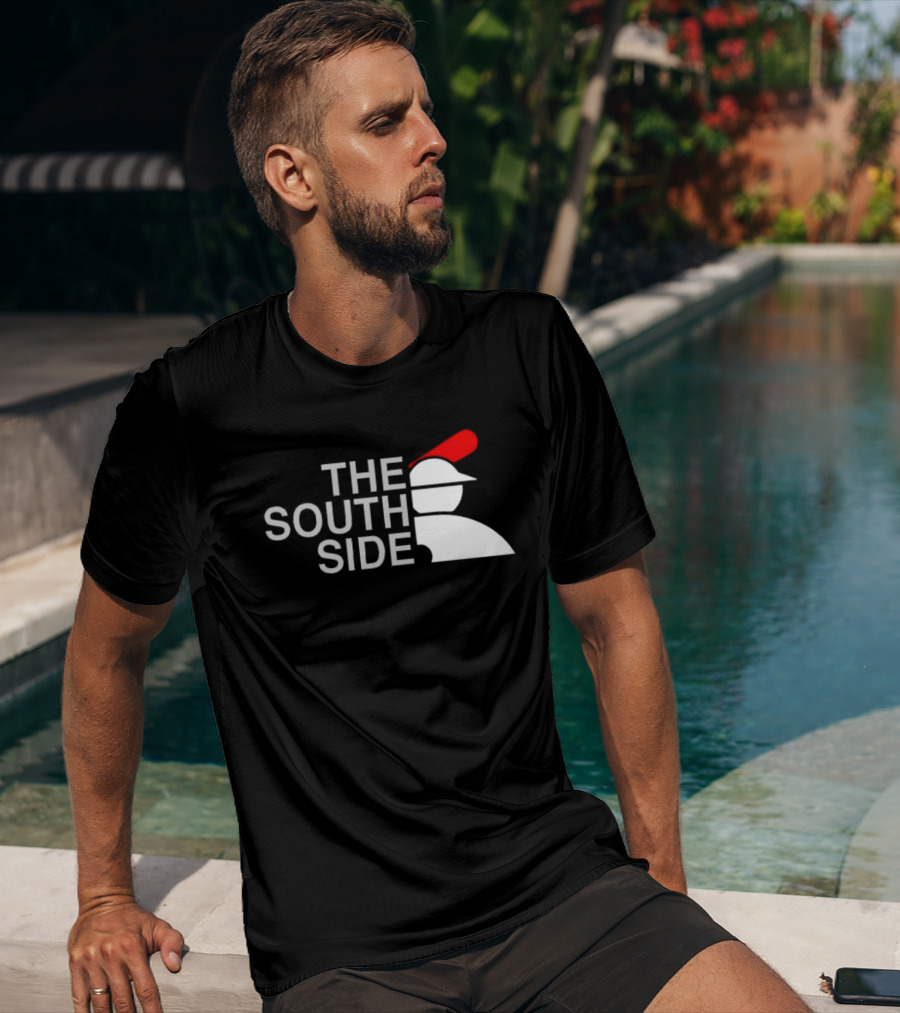 The South Side Baseball Icon With Red Cap T-Shirt