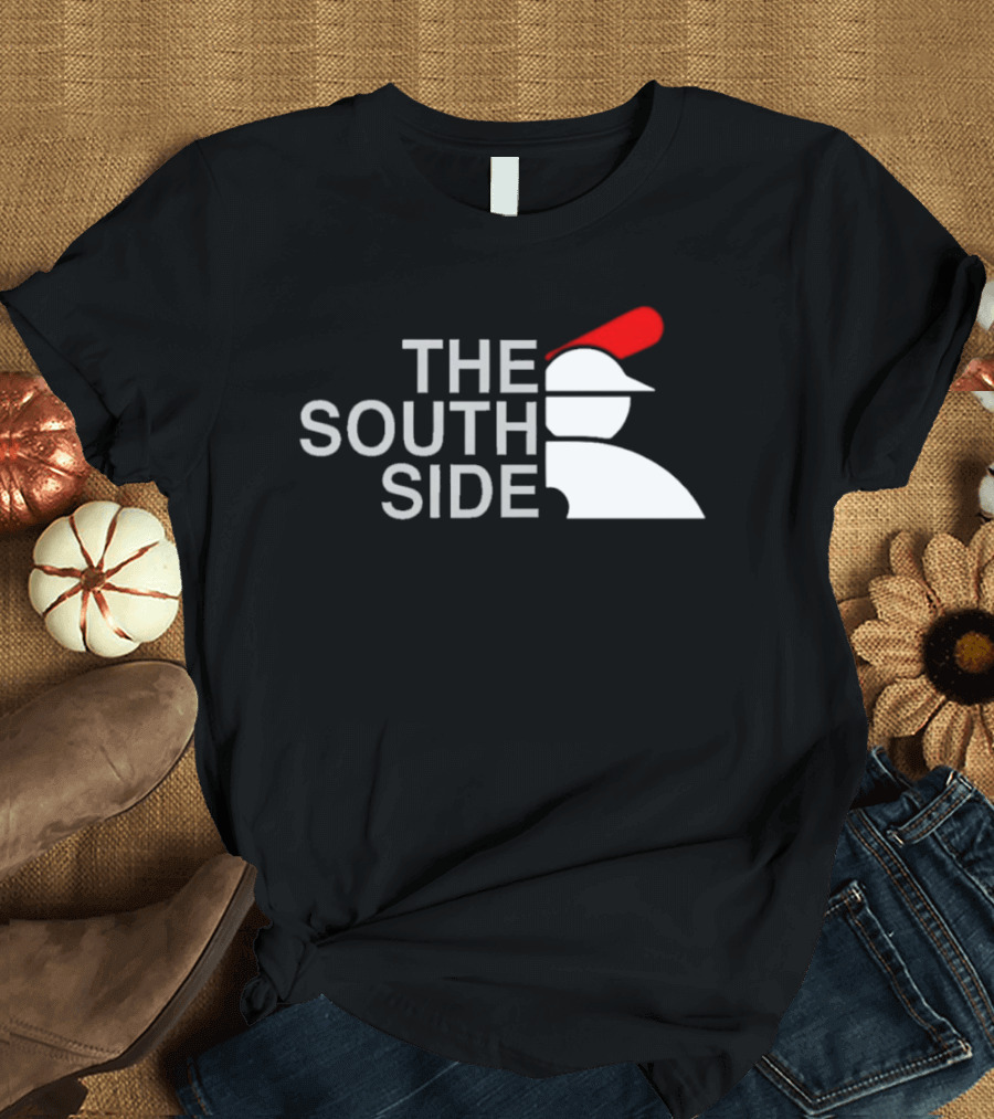 The South Side Baseball Icon With Red Cap T-Shirt