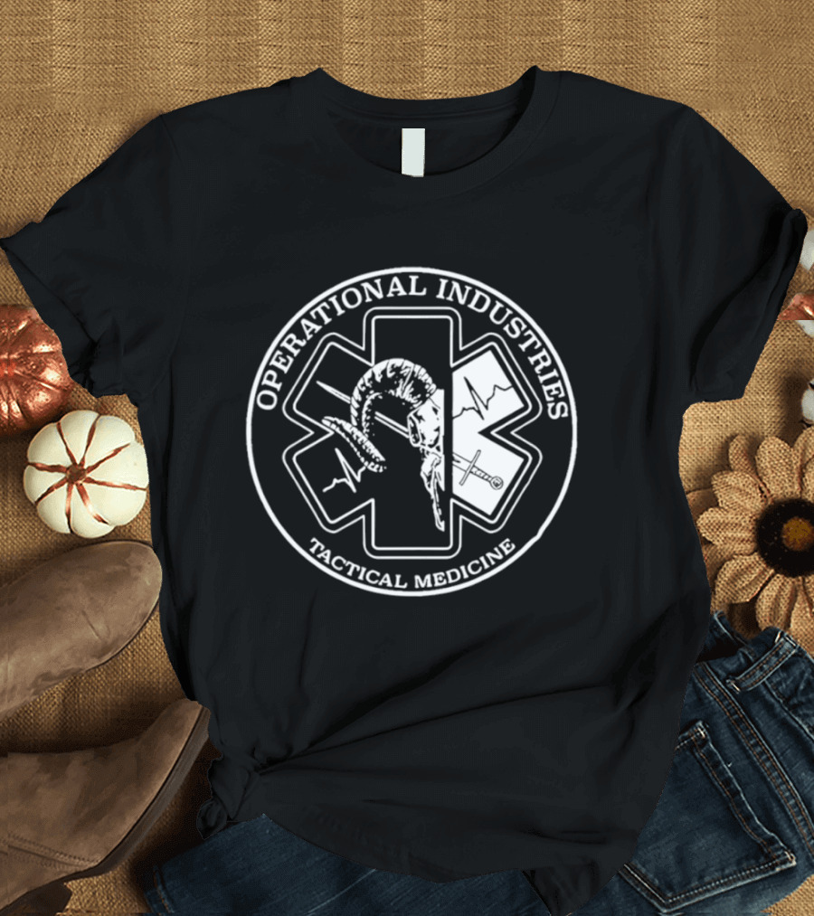 Operational Industries Tactical Medicine Star Of Life With Snake T-Shirt