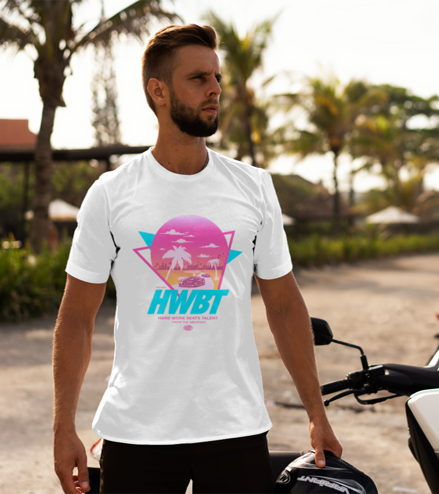 HWBT Miami Dreams Sunset Drive Neon T-Shirt