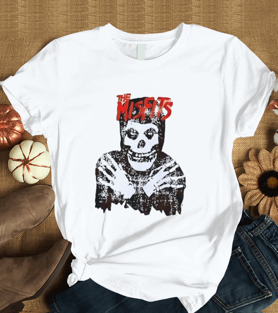 The Misfits Crimson Ghost Skull Punk Rock T-Shirt