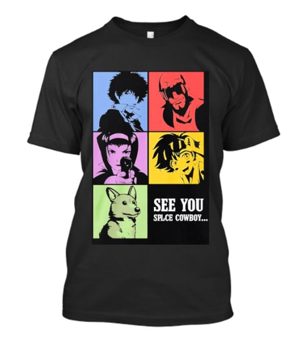 Cowboy Bebop See You Space Cowboy With Character Grid T-Shirt