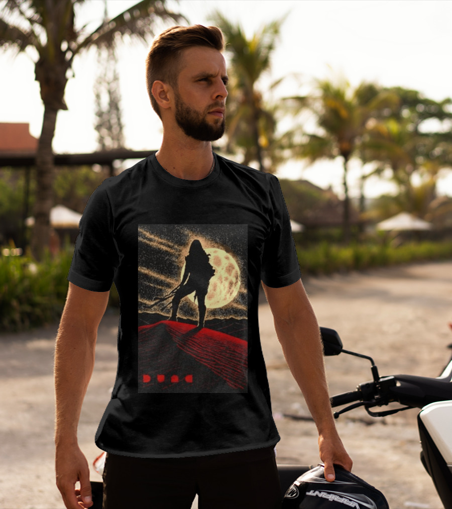 Paul Atreides Dune Arrakis Desert Moon Scene T-Shirt