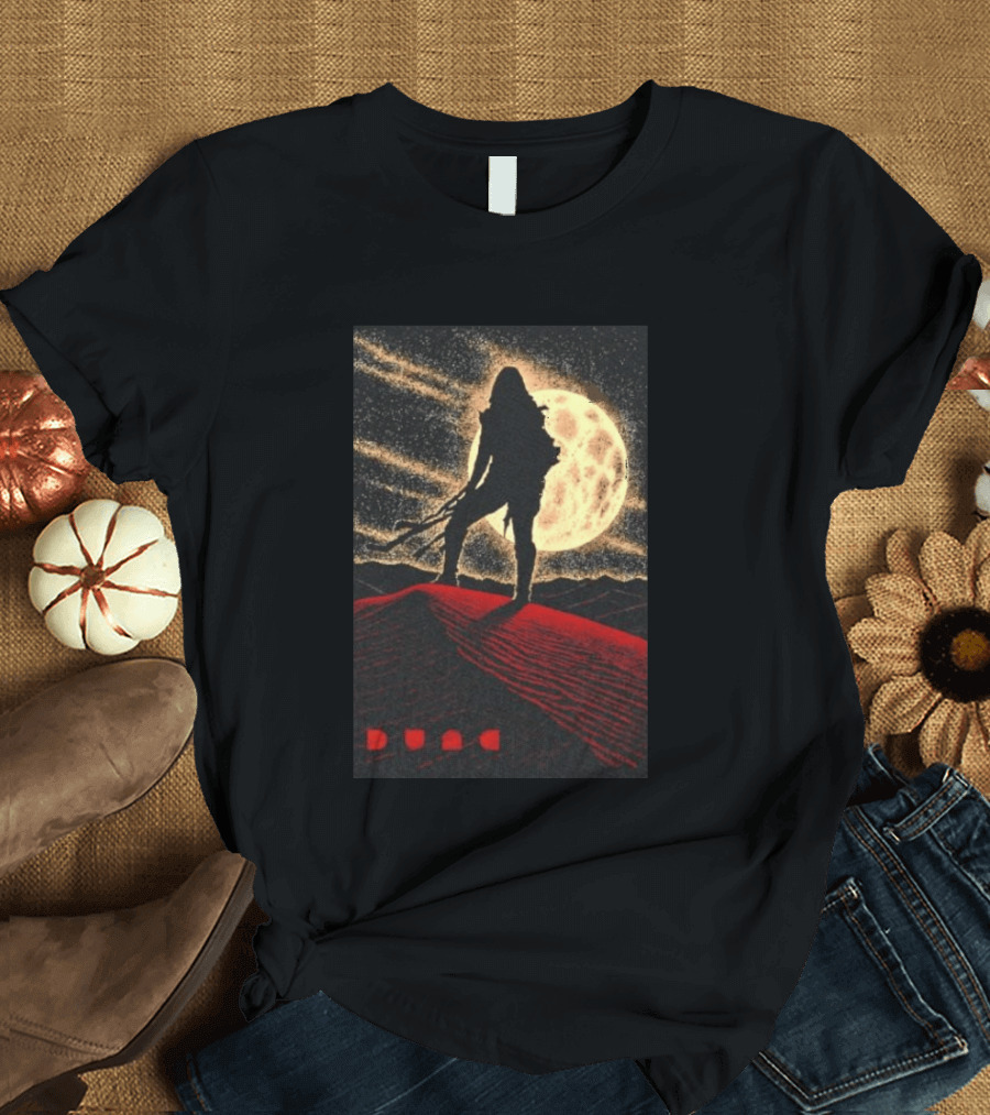 Paul Atreides Dune Arrakis Desert Moon Scene T-Shirt