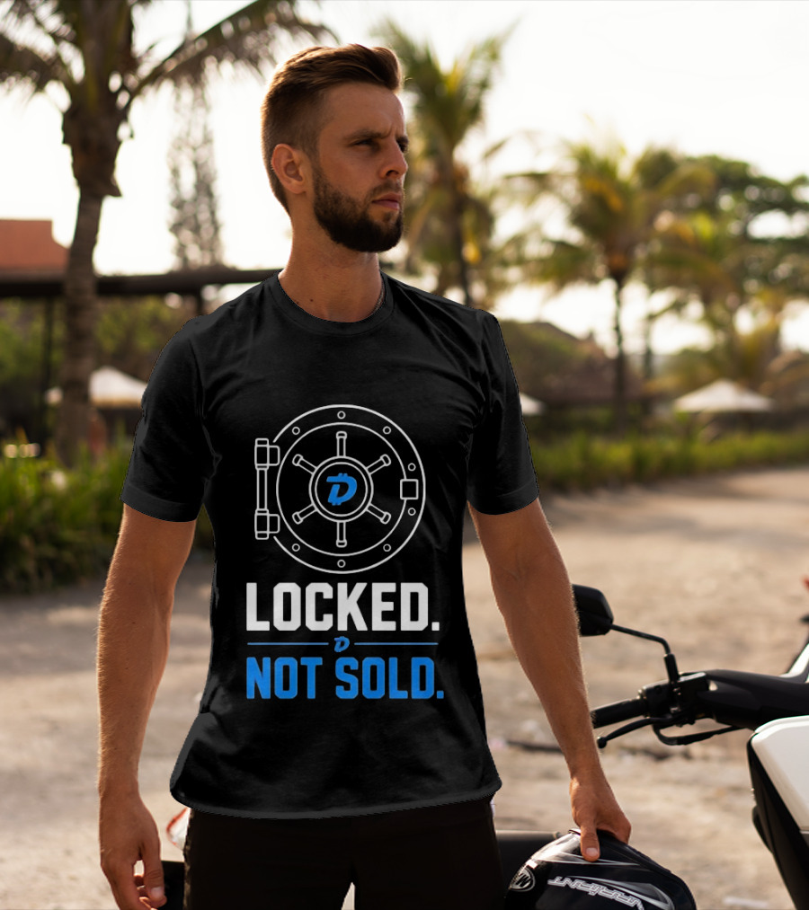 Digibyte Cryptocurrency Vault Locked Not Sold T-Shirt