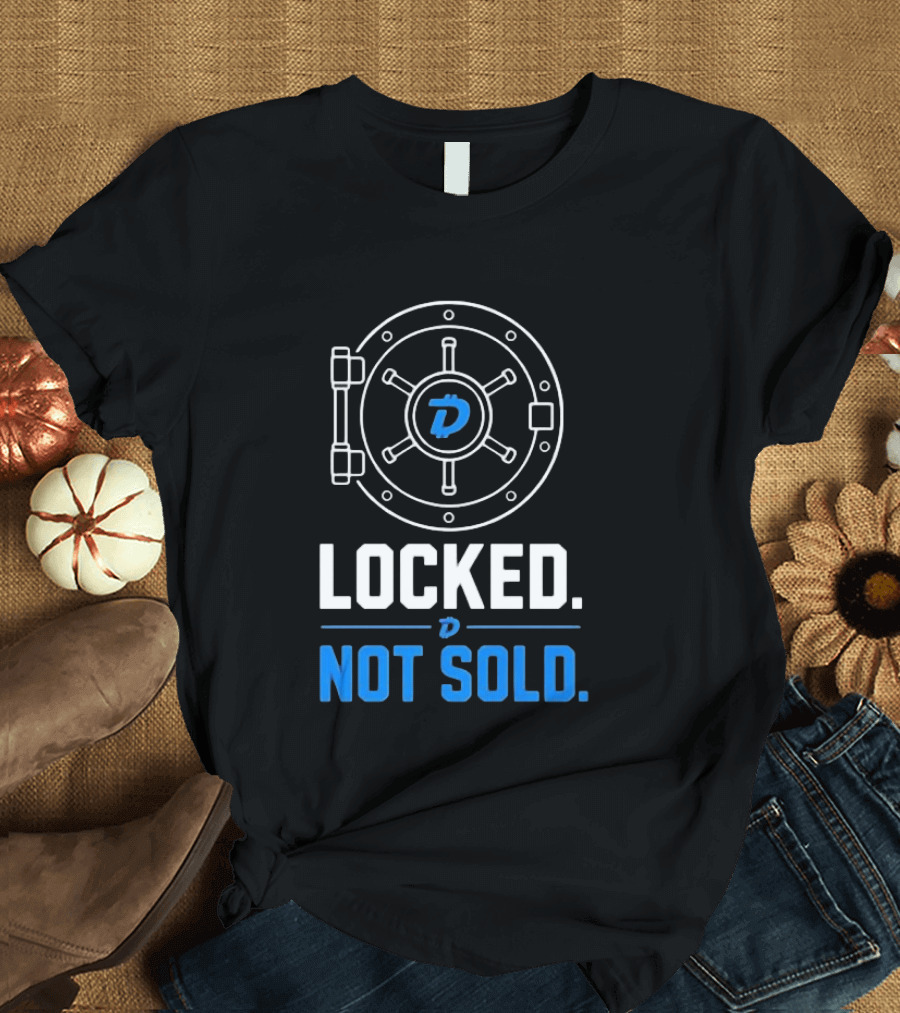 Digibyte Cryptocurrency Vault Locked Not Sold T-Shirt