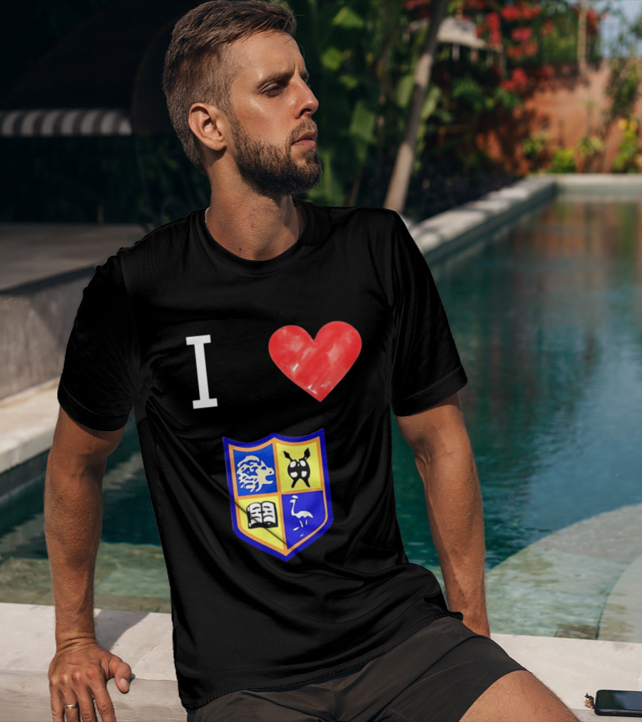 I Love University Of Zimbabwe UZ Harare Lion Emblem Crest T-Shirt