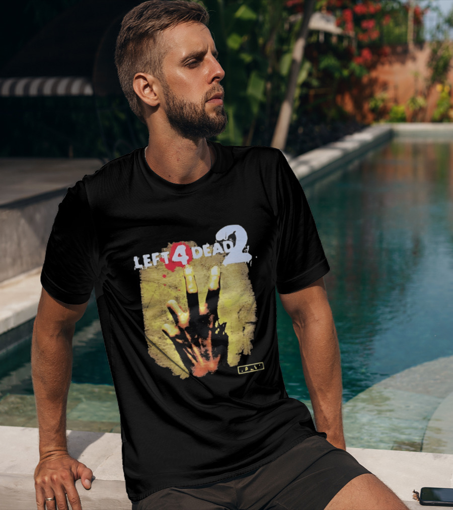 Left 4 Dead 2 Zombie Hand Valve Video Game Survival T-Shirt