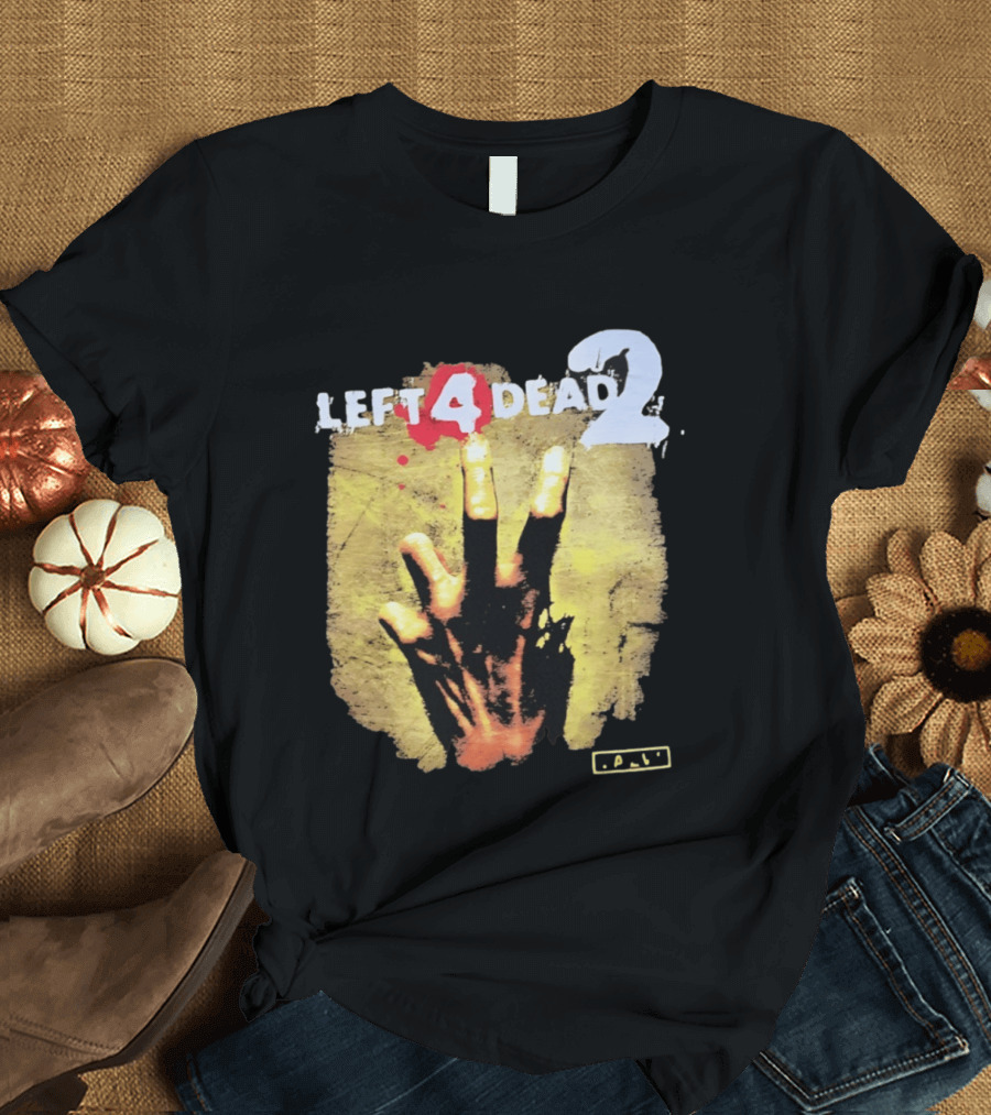 Left 4 Dead 2 Zombie Hand Valve Video Game Survival T-Shirt