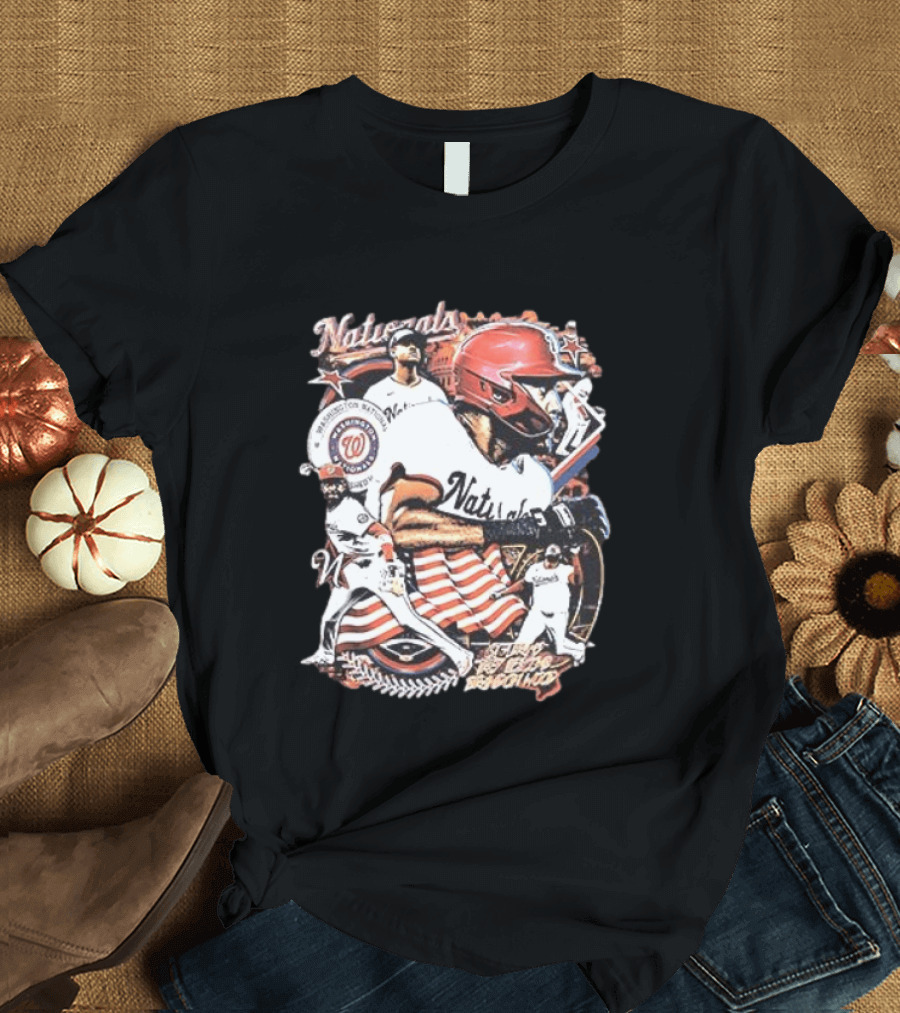 Washington Nationals Legends Baseball Players And Team Highlights T-Shirt