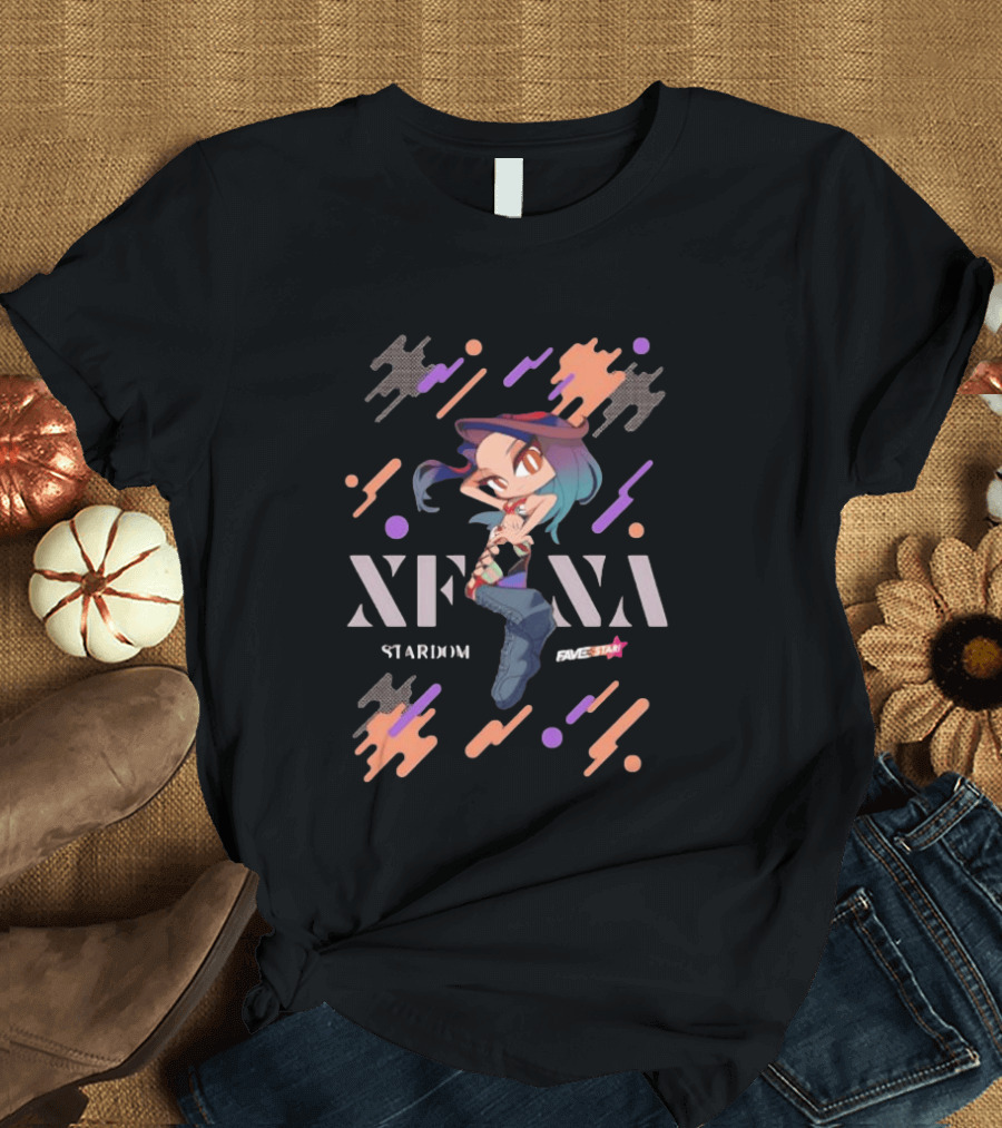 Xena Stardom Fave Star Chibi Wrestler T-Shirt