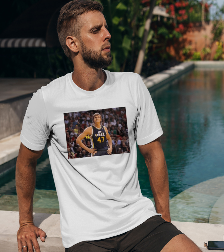 Andrei Kirilenko No. 47 AK 47 Utah Jazz Classic NBA Basketball T-Shirt
