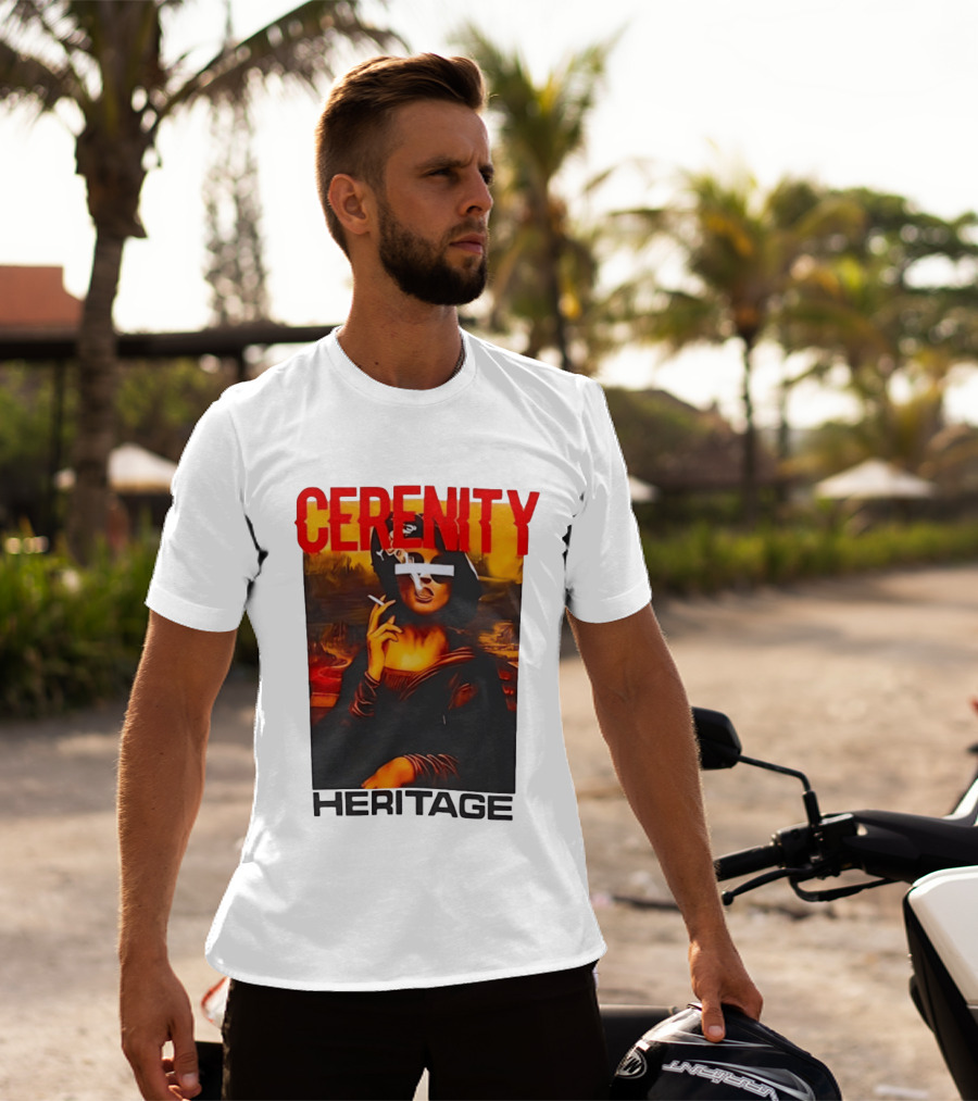 Cerenity Heritage Mona Lisa Smoking T-Shirt