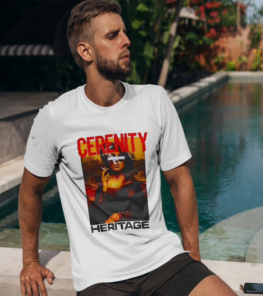 Cerenity Heritage Mona Lisa Smoking T-Shirt